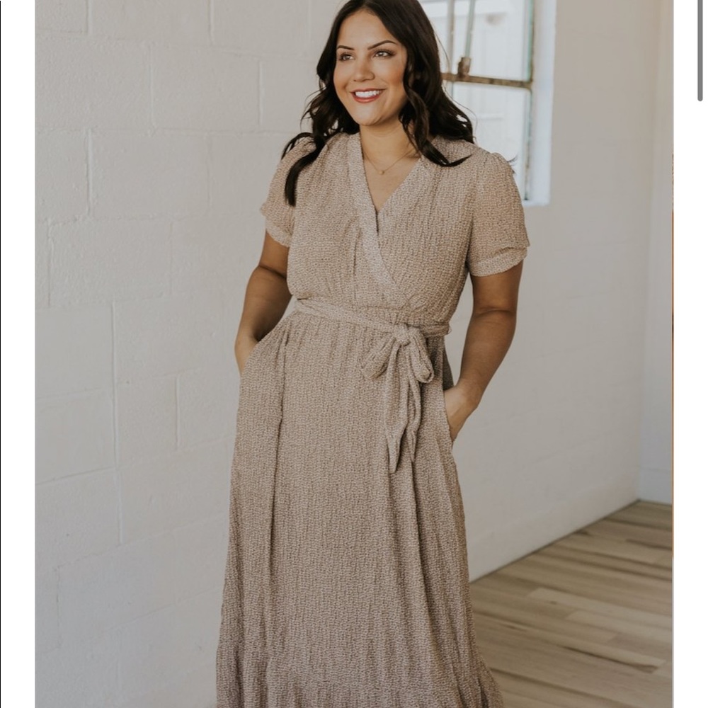 Roolee Prairie style wrap dress